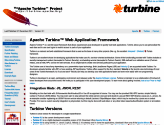 turbine.apache.org screenshot