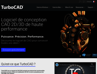 turbocad.fr screenshot