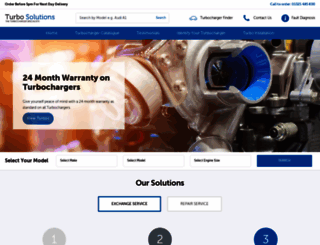 turbocharger-solutions.co.uk screenshot