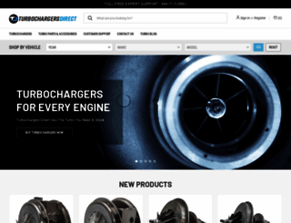 turbochargersdirect.com screenshot