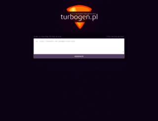 turbogen.pl screenshot