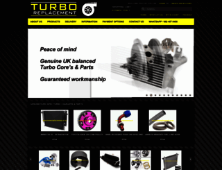 turboreplacement.co.za screenshot