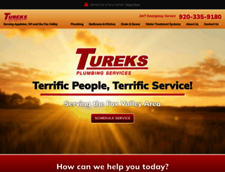 tureksplumbing.com screenshot