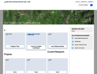 turfgrass.usu.edu screenshot