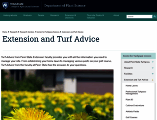 turfgrassmanagement.psu.edu screenshot