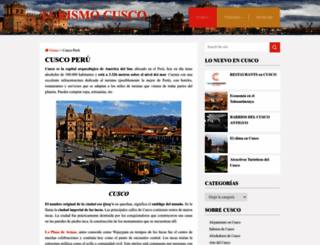 turismocuzco.com screenshot