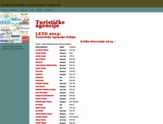 turisticke-agencije.rs screenshot