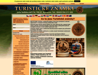 turisticke-znamky.cz screenshot