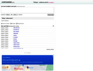 turkce-latince.cevirsozluk.com screenshot
