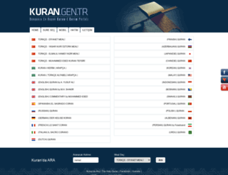 turkcekuran.com screenshot