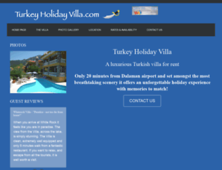 turkeyholidayvilla.com screenshot