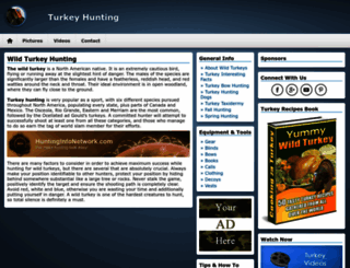 turkeyhuntinginfo.com screenshot