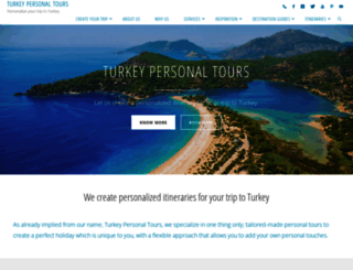 turkeypersonaltours.com screenshot