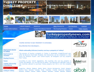 turkeypropertydirectory.com screenshot