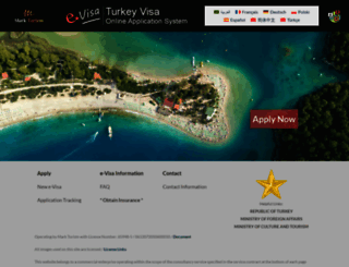turkeyvisa.com.tr screenshot