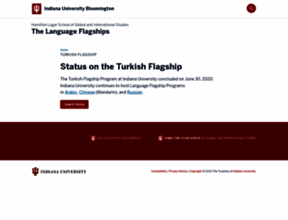 turkish.indiana.edu screenshot