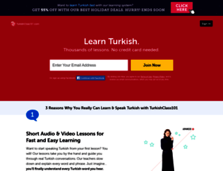 turkishclass101.com screenshot