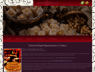 turkishdelightmanufacturer.com screenshot