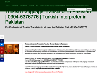 turkishinterpreter.enic.pk screenshot