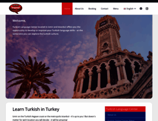 turkishlanguagecenter.com screenshot