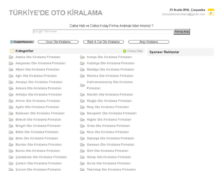 turkiyedeotokiralama.com screenshot