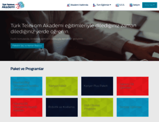 turktelekomakademi.com.tr screenshot