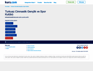 turkuazcimnastik.kurs.com screenshot