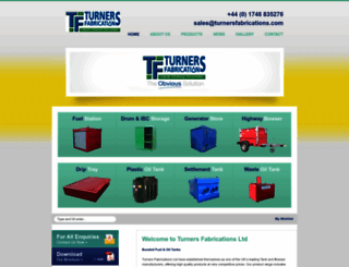 turnersfabrications.com screenshot