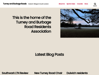 turneyandburbage.org.uk screenshot