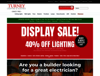 turneylighting.com screenshot