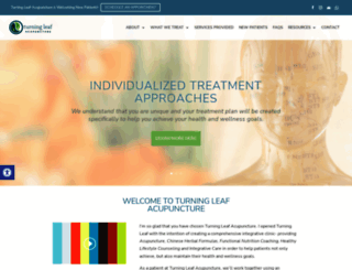 turningleafacupuncture.com screenshot