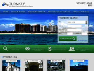 turnkey.aethemes.com screenshot