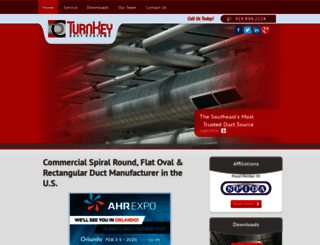 turnkeyduct.com screenshot