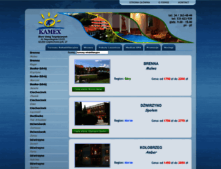 turnusy-kamex.pl screenshot