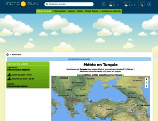 turquie.meteosun.com screenshot