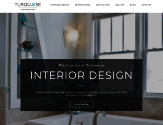 turquoiseinteriordesign.com screenshot