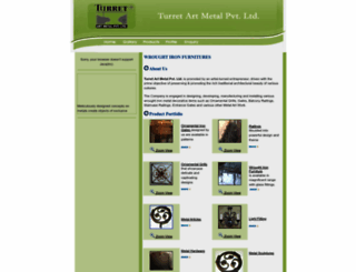 turretartmetal.com screenshot