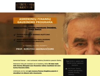 turtejimoakademija.lt screenshot