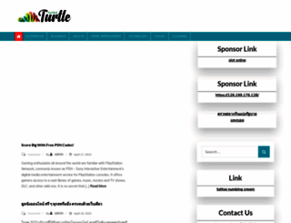 turtlehurtled.com screenshot