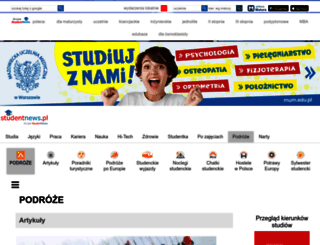 turystyka-studencka.studentnews.pl screenshot