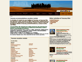 tuscanyeliteaccommodations.com screenshot