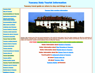 tuscanyitaly.info screenshot