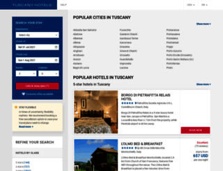 tuscanyitalyhotels.com screenshot
