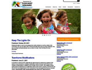tuscanysquaretownhomes.com screenshot