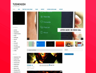 tushkhush.wordpress.com screenshot