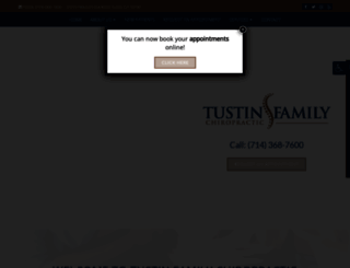 tustinfamilychiropractic.com screenshot