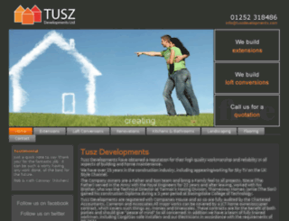 tuszdevelopments.com screenshot