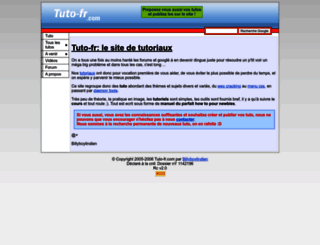 tutofr.com screenshot