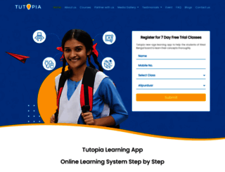 tutopialearningapp.com screenshot