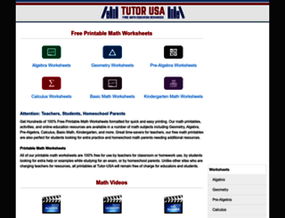 tutor-usa.com screenshot